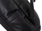 black leather backpack 