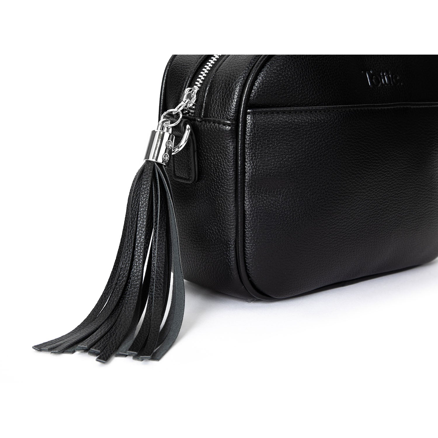 Black and silver crossbody purse online