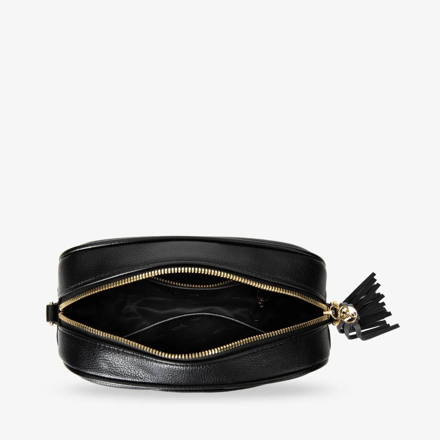 ショルダーバッグ・ポシェット GOLDEN Woman Crossbody bags Black GWA00473A00059990100 Black Crossbody Bag with Gold | Crossbody Bag for Women | Tottie